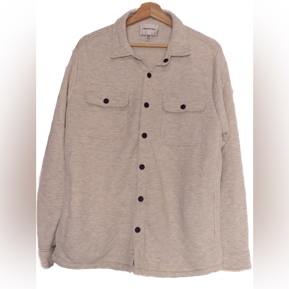 Industry Cream Button Up Jacket